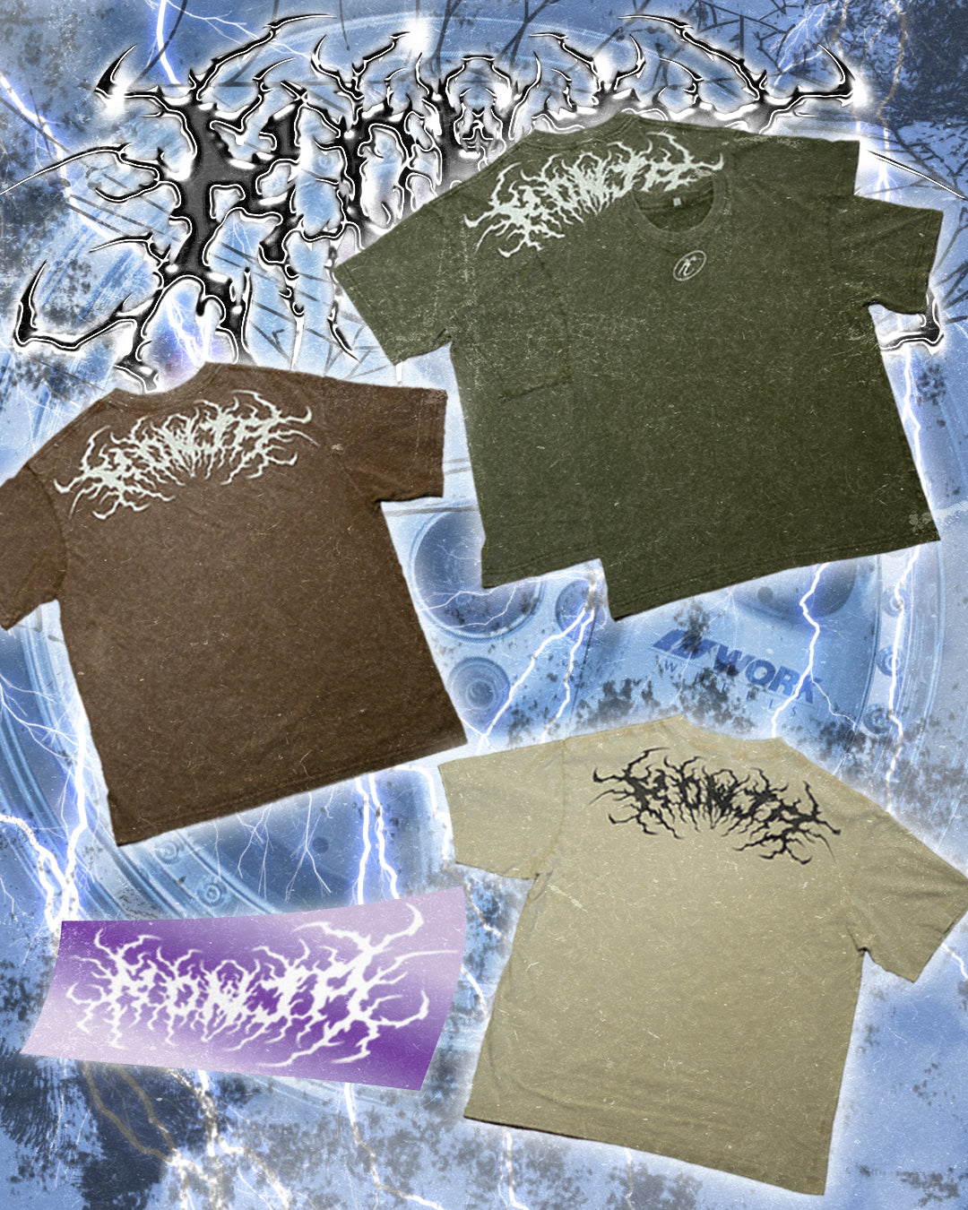 Konja Metalized - Oversized Weighted Tee